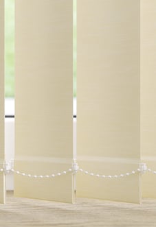 Amalfi, Pale Yellow - Vertical Blind Slats